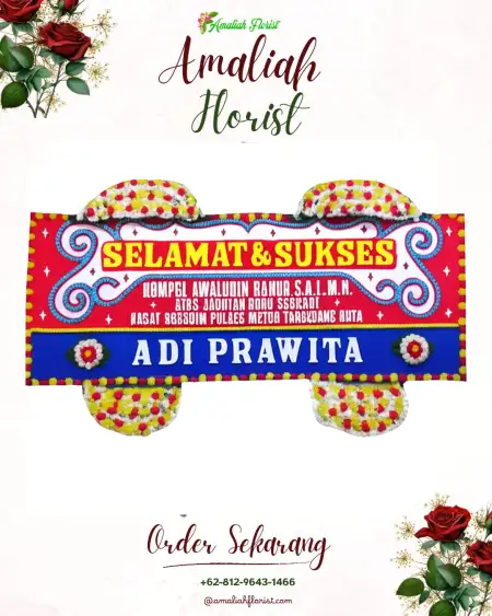 Papan Bunga Ucapan Selamat Sukamaju